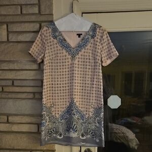 Silk, back zip fabuous dress